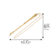 Metal Torah Pointer 23 cm - Gold