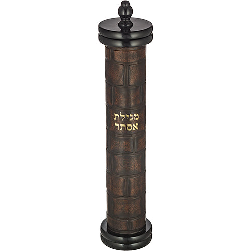Ashkenaz Megilah Case with Plaque Size 39