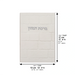 White PU Leathere Food Blessing - Ashkenaz 17.5 ** 12 cm