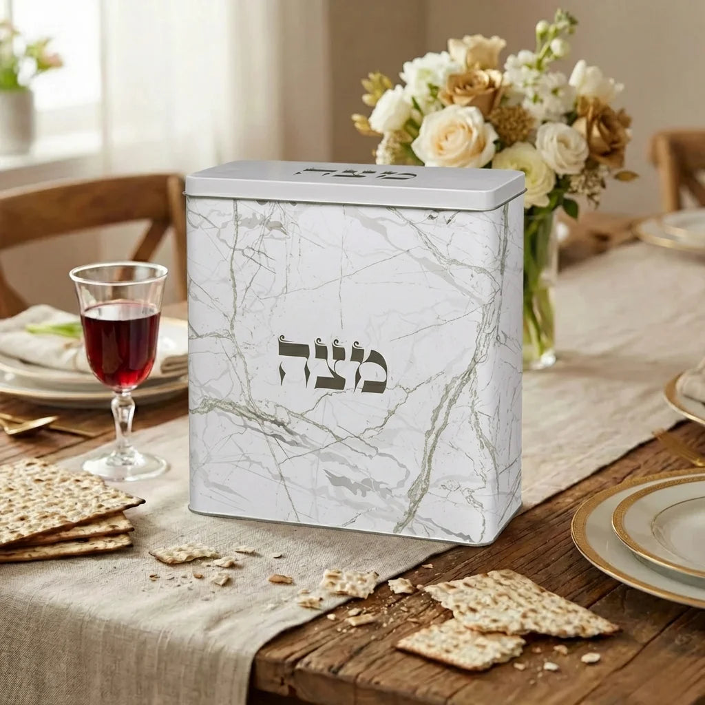 Tin Matzah Box 20.5*19 cm