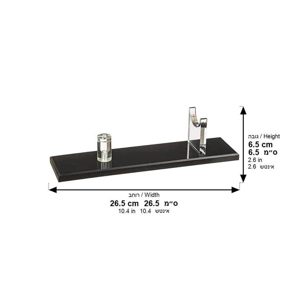 Acrilic Stand for Knifes 27x6.5 cm