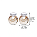 Pair of Crystal Elegant Candlesticks 10 cm