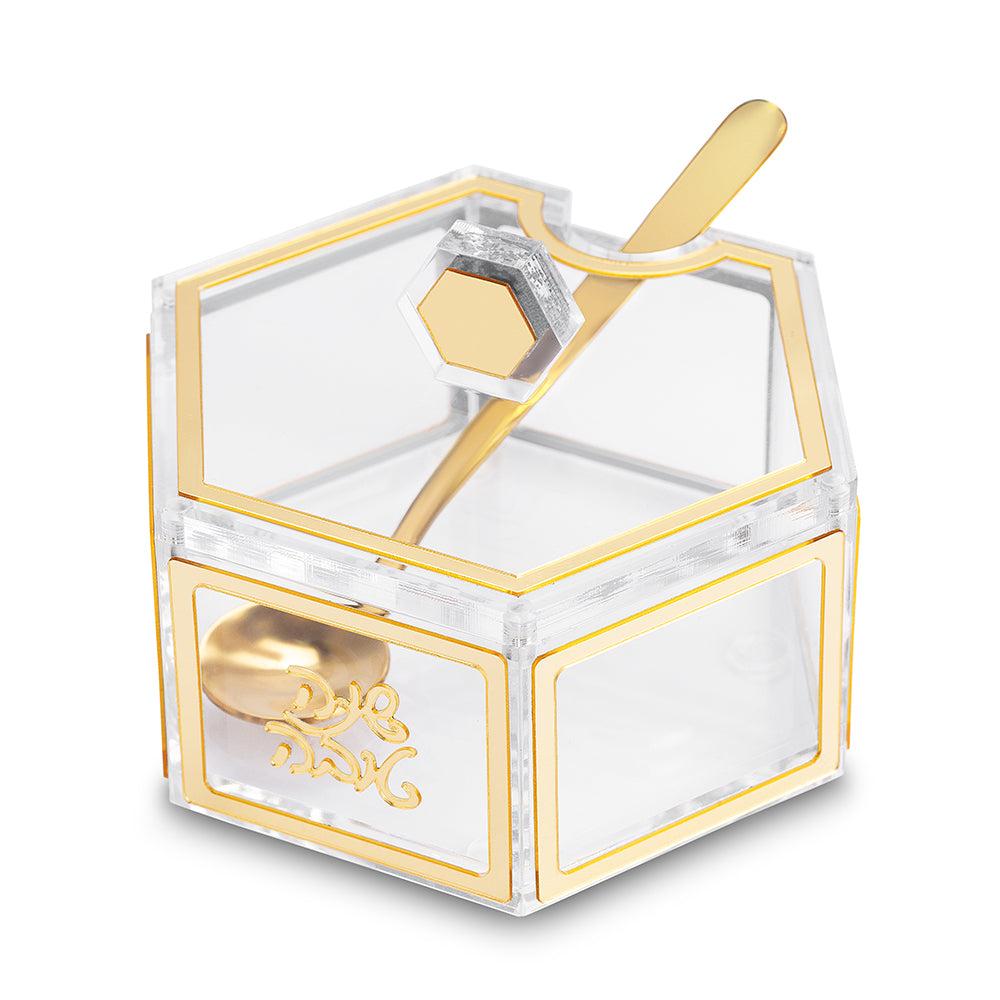 Acrilic Honey Dish, 9.5 cm