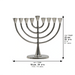 Metal Menorah 23*19 cm - Nickel