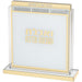 Lucite Stand Bencher- Sephardic Food Blessing, Gold Color