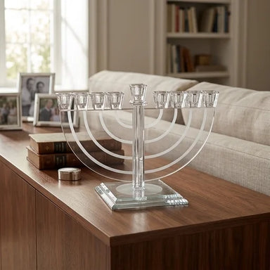 Crystal Elegant Menorah 22x30 cm