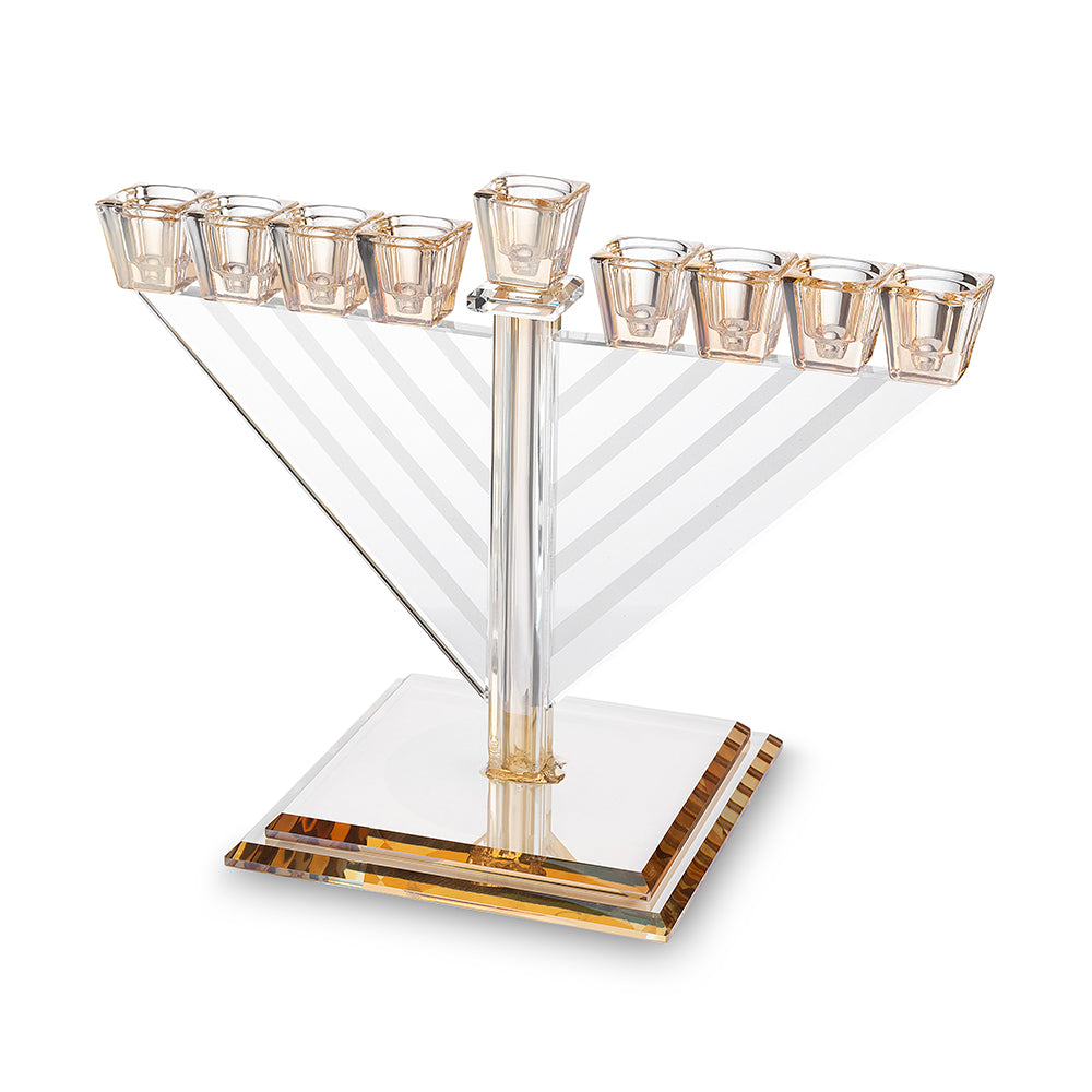 Crystal Elegant Menorah 28x27 cm
