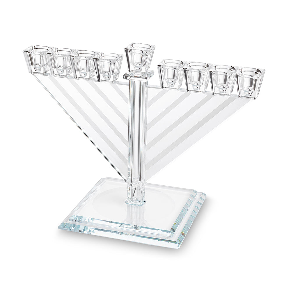 Crystal Elegant Menorah 28x27 cm
