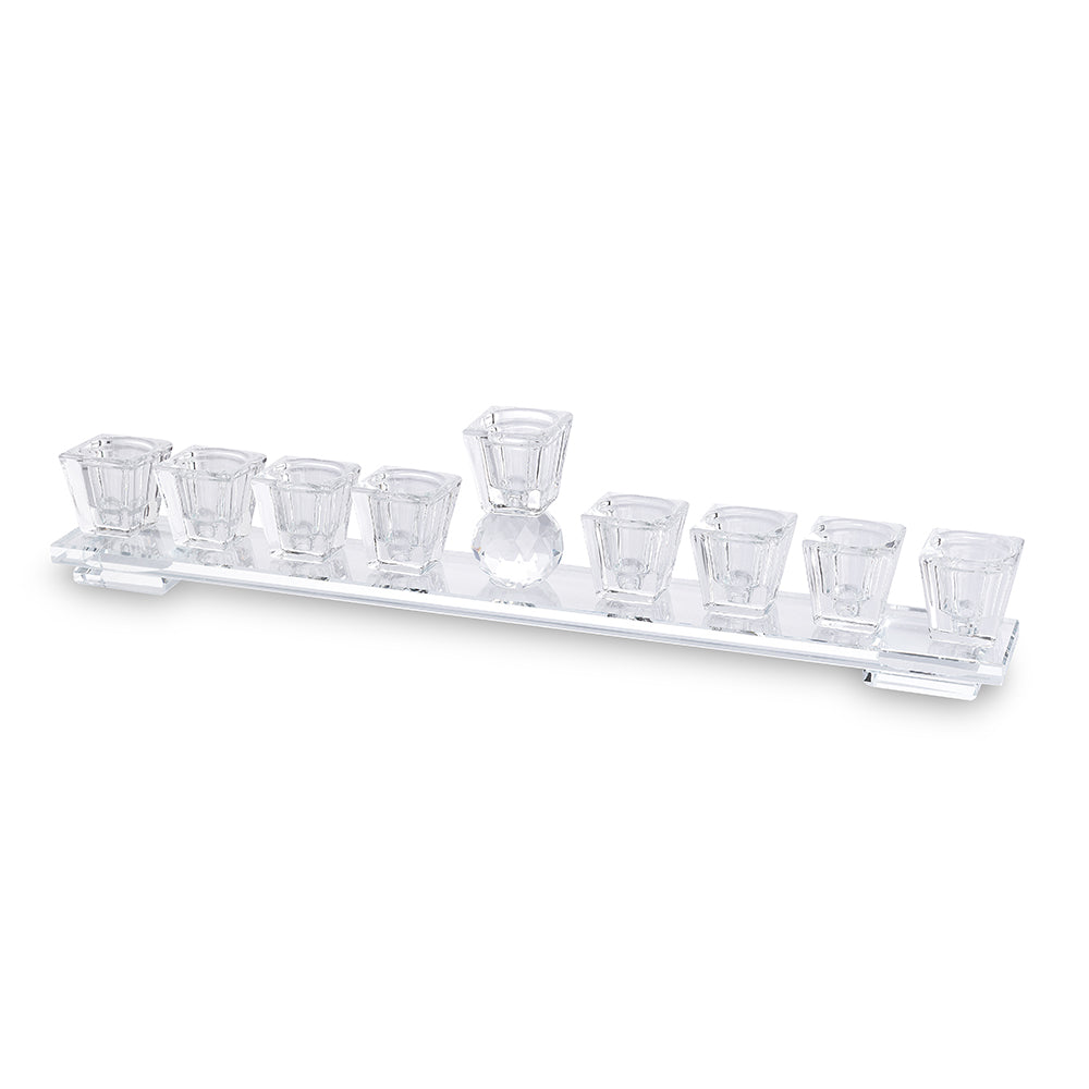 Crystal Elegant Menorah 33x7 cm