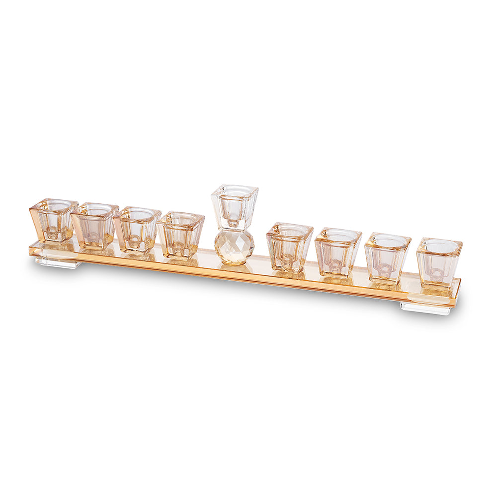 Crystal Elegant Menorah 33x7 cm