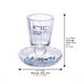 Crystal Kiddush Cup 8 cm with Stem