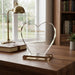 Crystal "Heart" With Engraving "Candle Lighting" Blessing 21*21