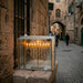 Aluminium and Glass Menorah Box 52x40x21 cm - Copper Profiles