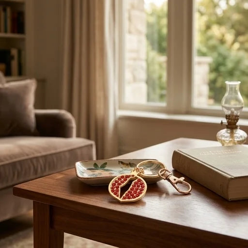 Keyholder with Stone Inlay 4 cm