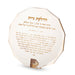 Round Crystal Stand with a blessing 20*20 cm- Gold