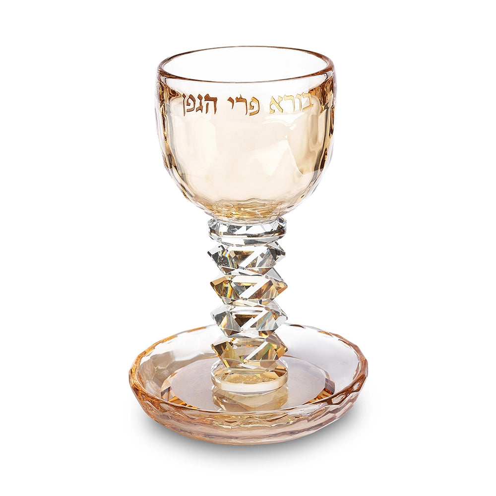 Crystal Kiddush Cup 16 cm - 100ml / 3.4oz