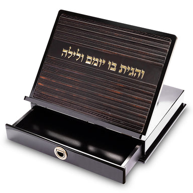 Elegant Shtender with Dawer and Leatherette Plaque 38*30 cm
