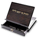 Elegant Shtender with Dawer and Leatherette Plaque 38*30 cm