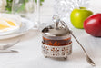 Silvered Filigree Honey Dish, 10cm