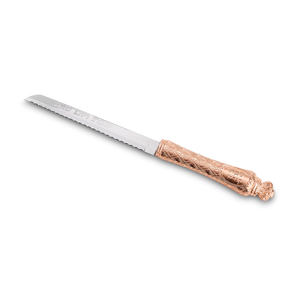 Elegant Knife 35 cm with Metal Handle - Rose Gold Plated