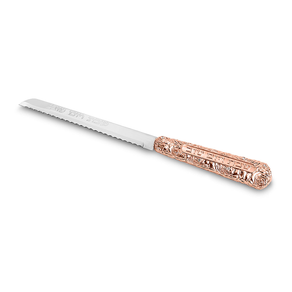 Elegant Knife 35 cm with Metal Handle - Rose Gold Plated