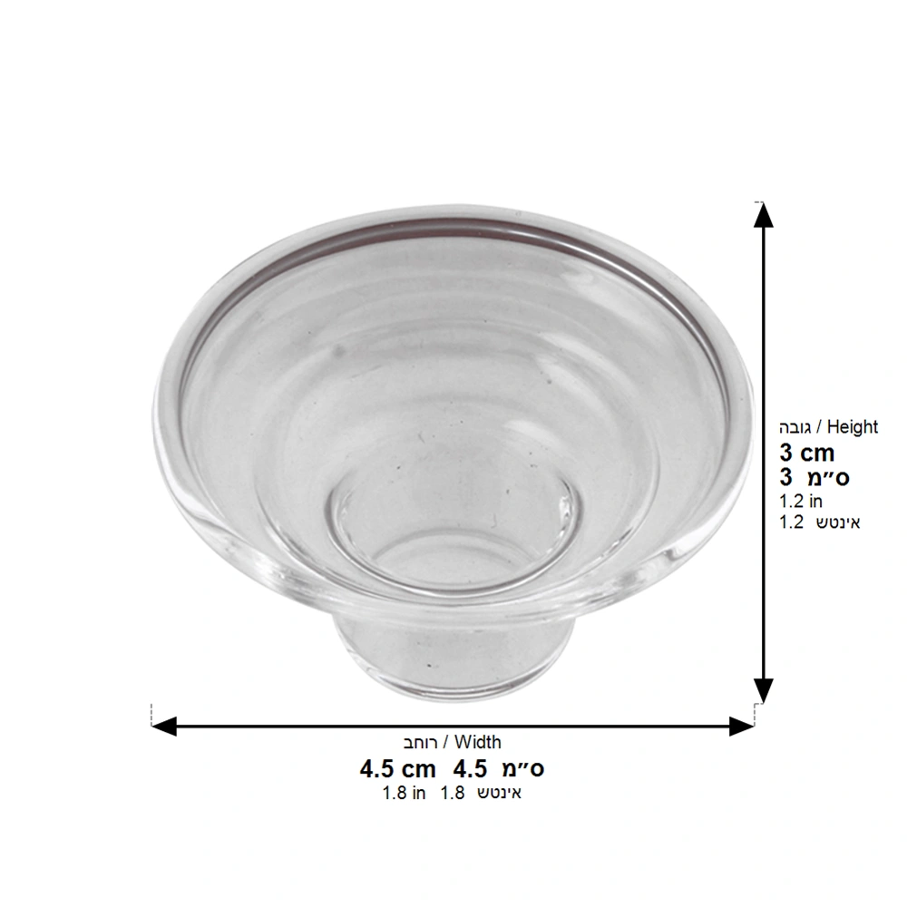 Glass Oil/candle Holder 30 pcs