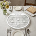 Glass & Crystal Passover Plate 40 cm