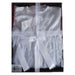 Satin Bris Milah Outfit with a Hat - White Embroidery