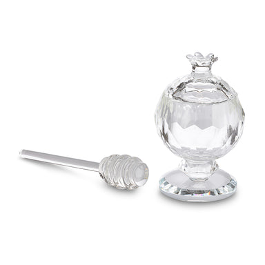 Elegant Crystal Honey Dish 10 cm