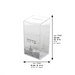 Lucite Tzedakah Box 16 cm