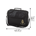 Leatherette Talit 43*36 cm with Handle- Black with Embossed Letters