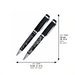 Elegant Black Pen Inscribed with Silver "Livelihood Key" Design 13.5 Cm-hebrew - Purple