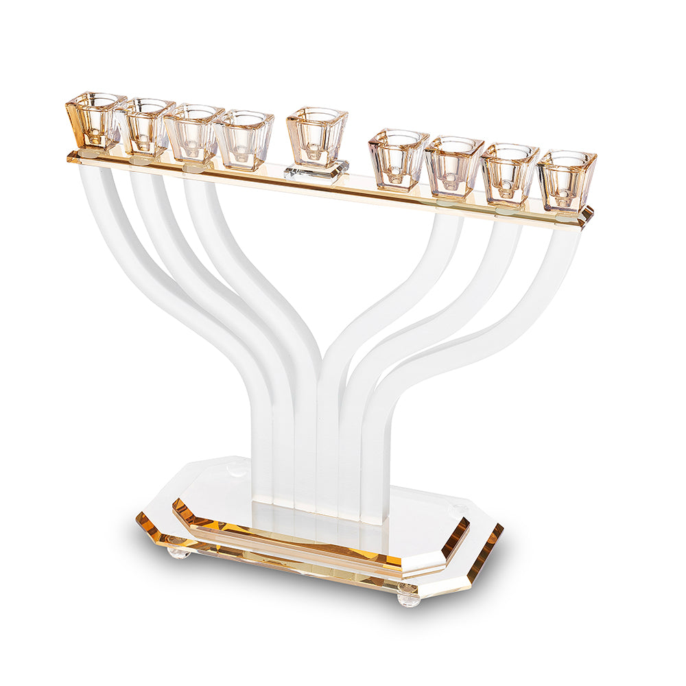 Crystal Elegant Menorah 30x31 cm