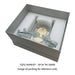Crystal Candlesticks 17x18 cm- with Candle Lighting Blessing -Hebrew