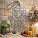 Metal Laser Cut Hamsa 25 cm Hebrew Home Blessing- Tree of Blessings