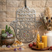 Metal Laser Cut Hamsa 32 cm Hebrew Home Blessing- Tree of Blessings