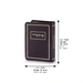 ART Sidur 13*9 cm - Black