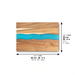 Challah Tray with Epoxy 41x28 cm