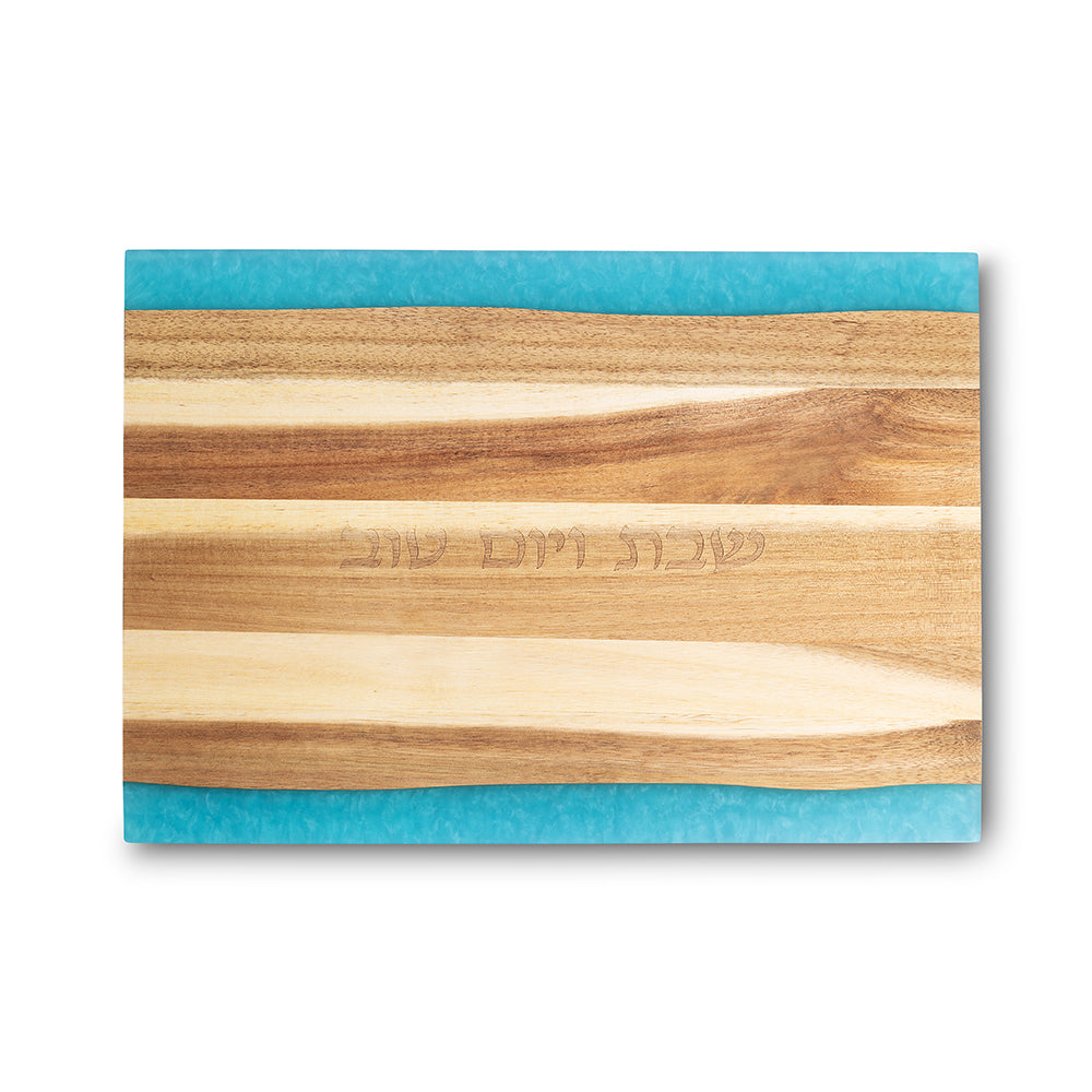 Challah Tray with Epoxy 41x28 cm