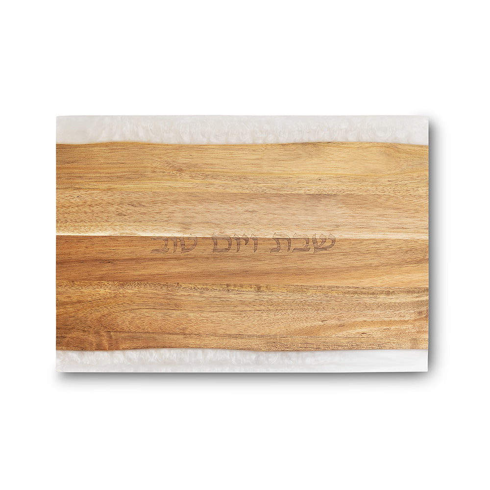 Challah Tray with Epoxy 41x28 cm