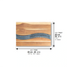 Challah Tray with Epoxy 41x28 cm