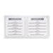 Benchers Stand for Rosh Hashana 17 cm- Silver - 24 pcs