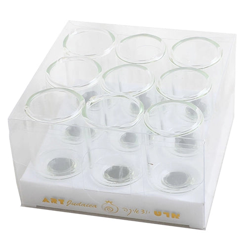 Nine Glass Oil Cups 4.5 cm - Narrow