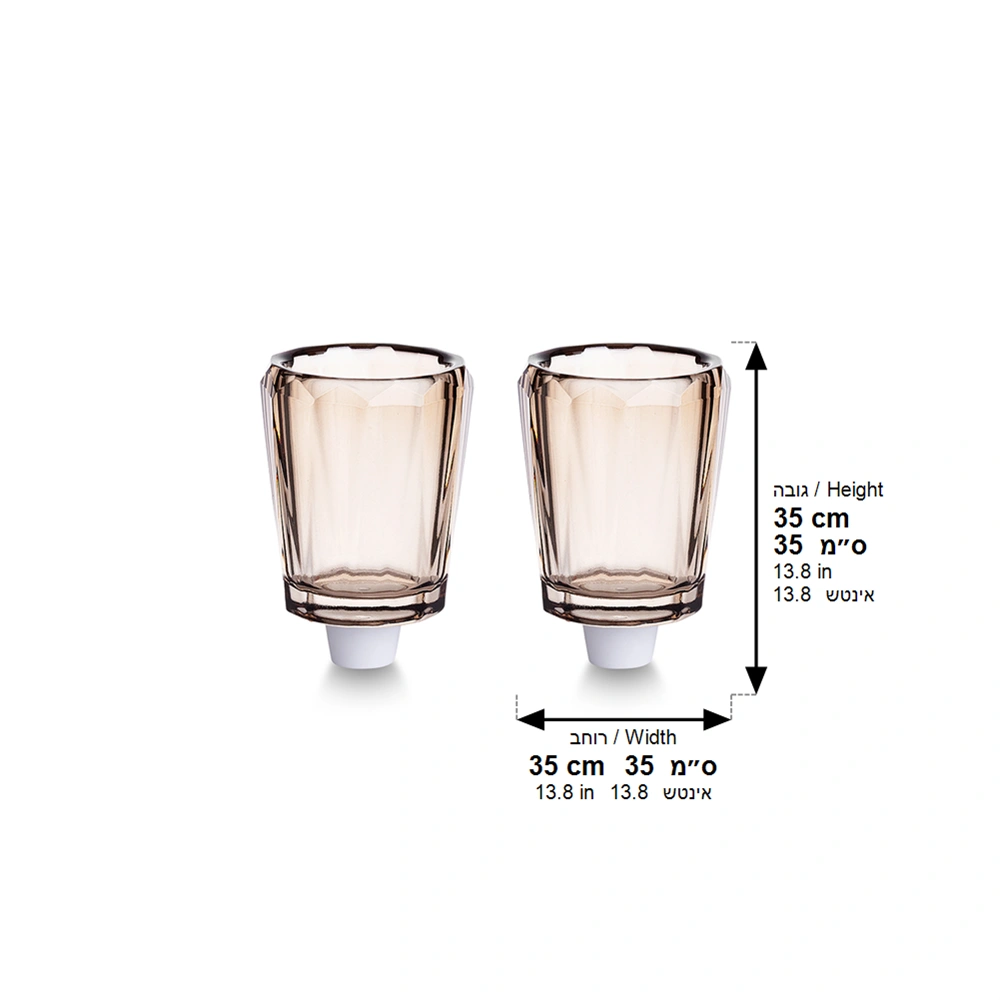 Pair Of Oil Cups 9x6 Cm
