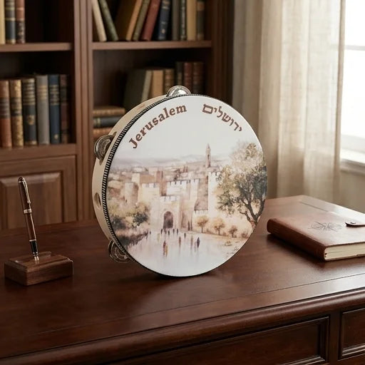 Miriam Drum with a Print, 25 cm