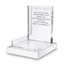 Acrylic Stand for "Memo" Paper 12*12.5 cm - Silver