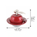 Aluminum Apple Honey Dish with Spoon 9x12 cm