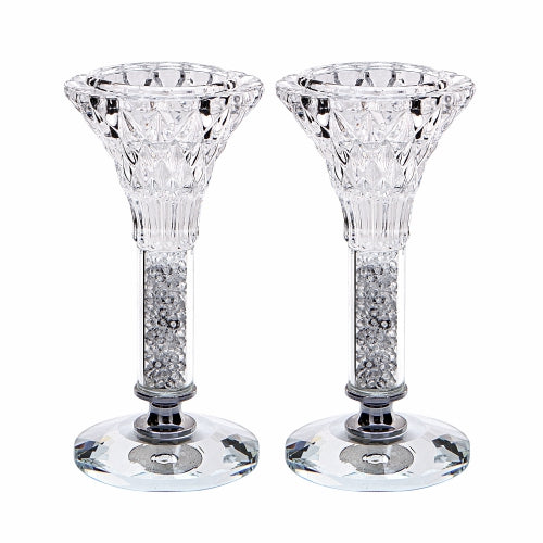 Crystal Candlesticks 13 Cm