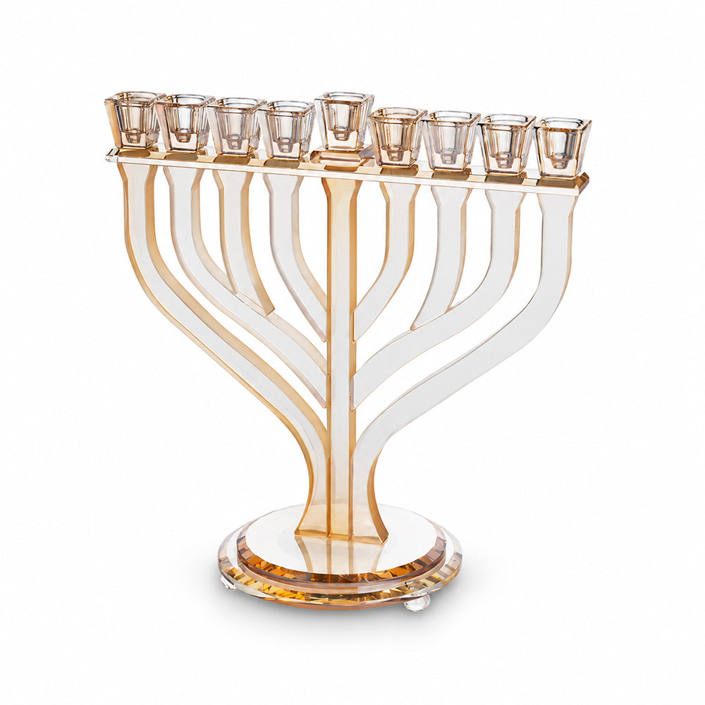 Crystal Elegant Menorah 29x30 cm