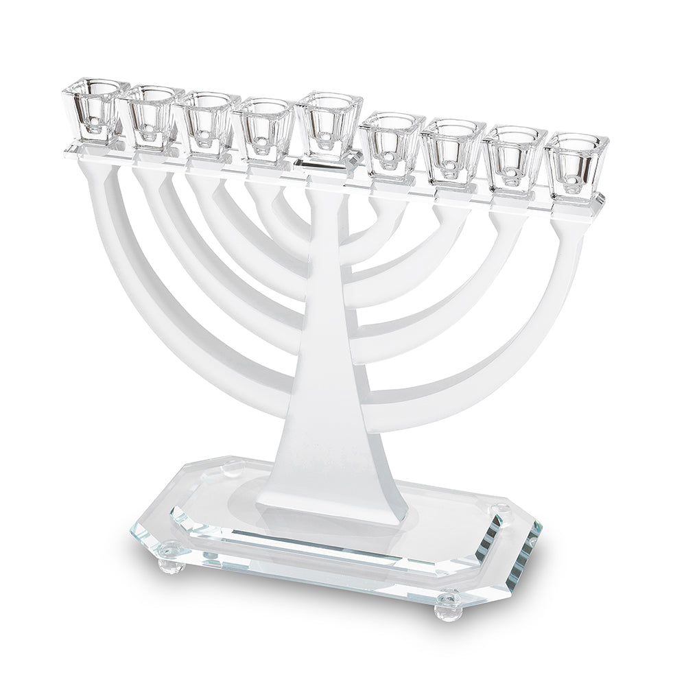 Crystal Elegant Hanukkiah 28x30 cm